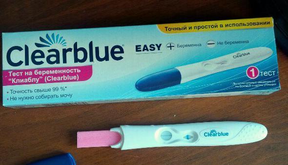 Тест на беременность компании Clearblue