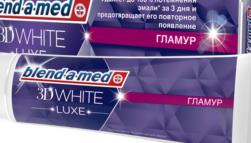 Blend-a-med 3d white luxe