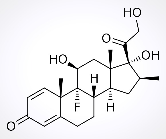 Изображение дипропионата бетаметазона - химического соединения