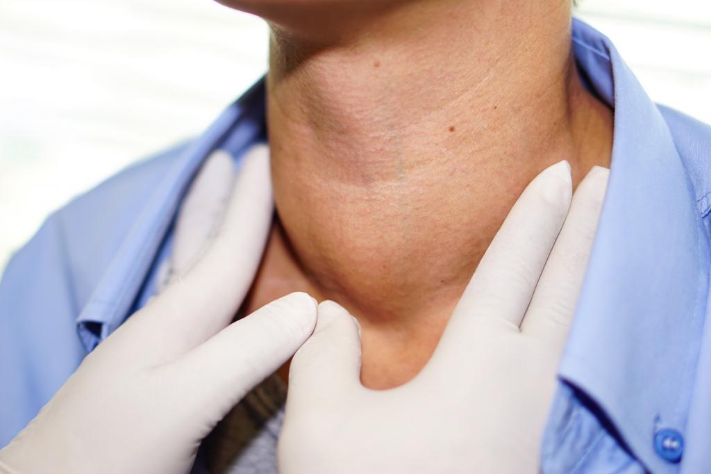 Увеличенная щитовидная железа