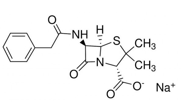 Химическая формула бензилпенициллина натриевой соли