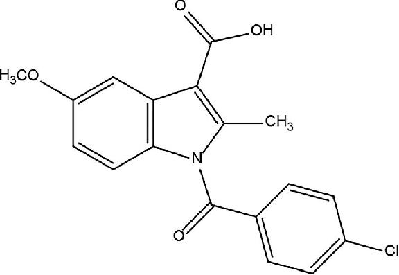 молекула индометацина
